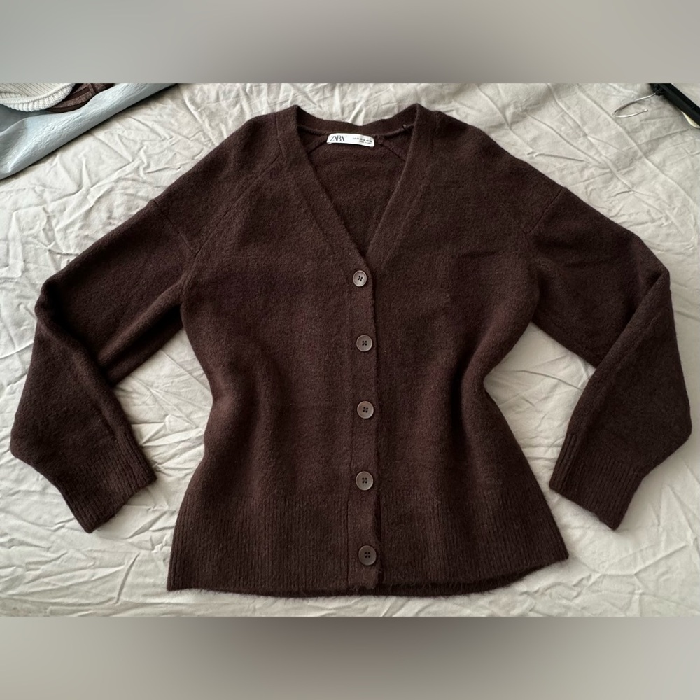Zara Brown Cardigan